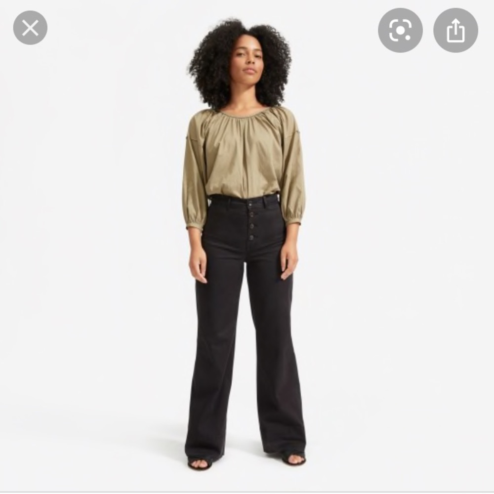Everlane Lightweight Chino Button-front Wide Leg